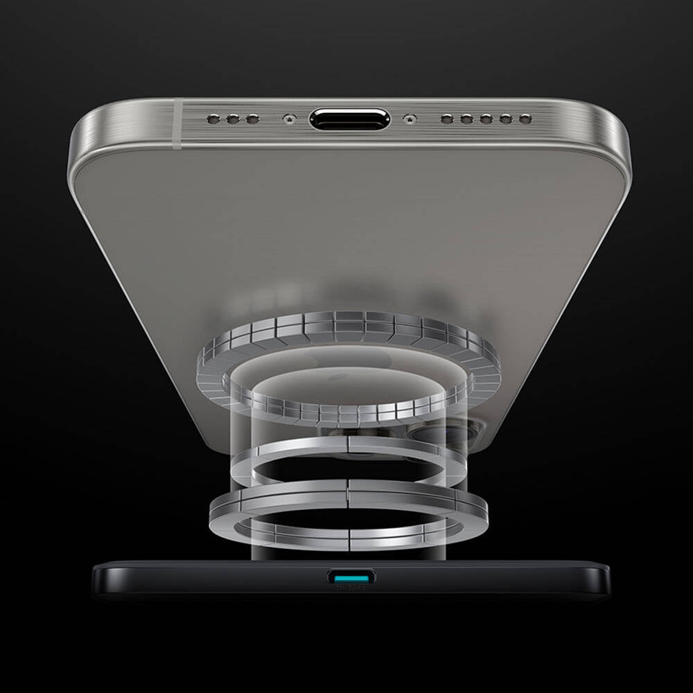 Benks MP16 ArmorGo M-safe Şarj Özellikli 600D Aramid Fiber Powerbank 15W 10000mAh Siyah