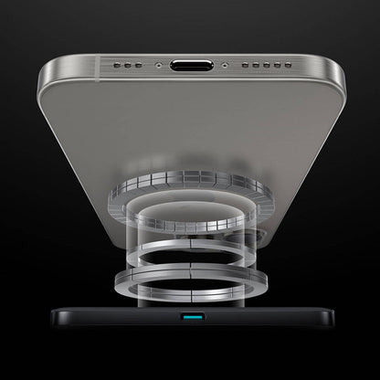 Benks MP16 ArmorGo M-safe Şarj Özellikli 600D Aramid Fiber Powerbank 15W 10000mAh Siyah