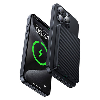 Benks MP16 ArmorGo M-safe Şarj Özellikli 600D Aramid Fiber Powerbank 15W 10000mAh Siyah