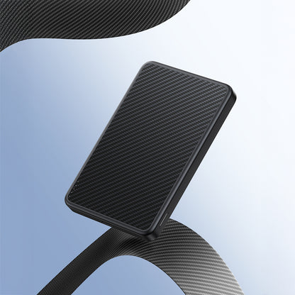 Benks MP17 ArmorGo M-safe Şarj Özellikli 600D Aramid Fiber Qi2 Teknolojili Powerbank 15W 10000mAh Siyah