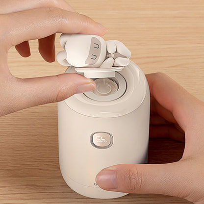 Benks NS03 Dijital Ekran El Isıtıcı Özellikli Aroma Kokulu Powerbank 15W 10000mAh Beyaz