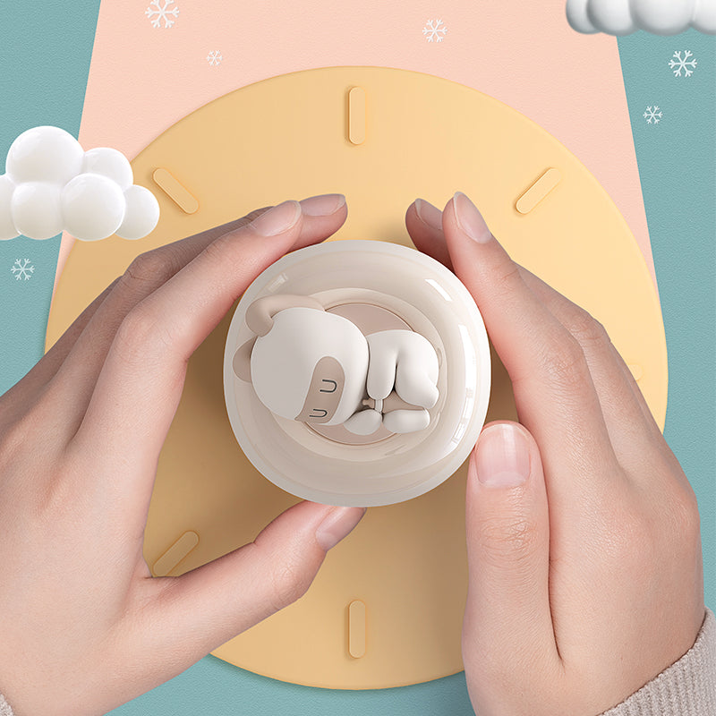 Benks NS03 Dijital Ekran El Isıtıcı Özellikli Aroma Kokulu Powerbank 15W 10000mAh Pembe