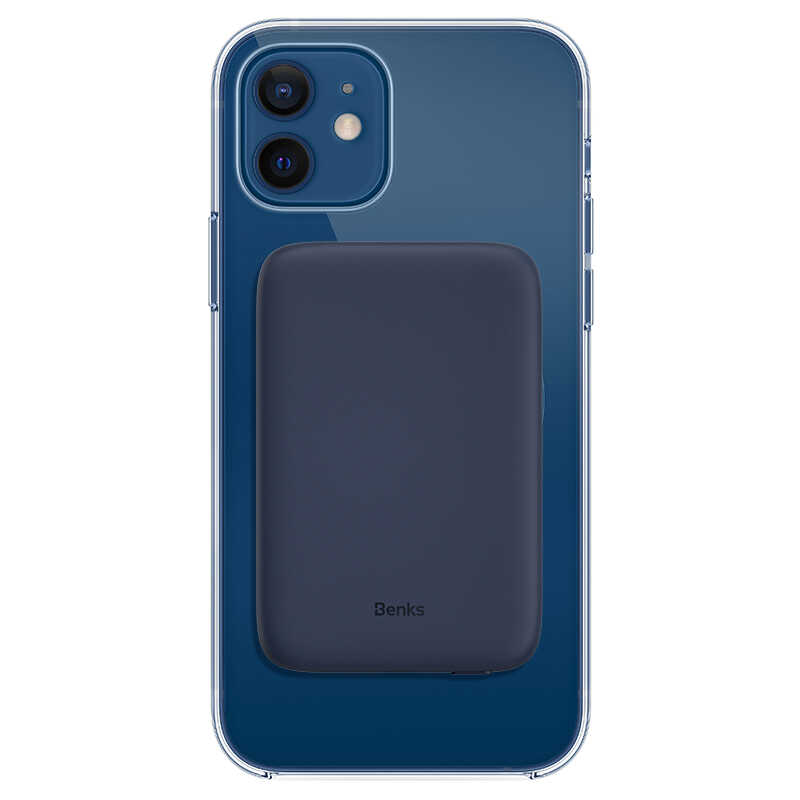 Benks MP01 M-safe Magnetic Slim Powerbank 5000 Mah Mavi