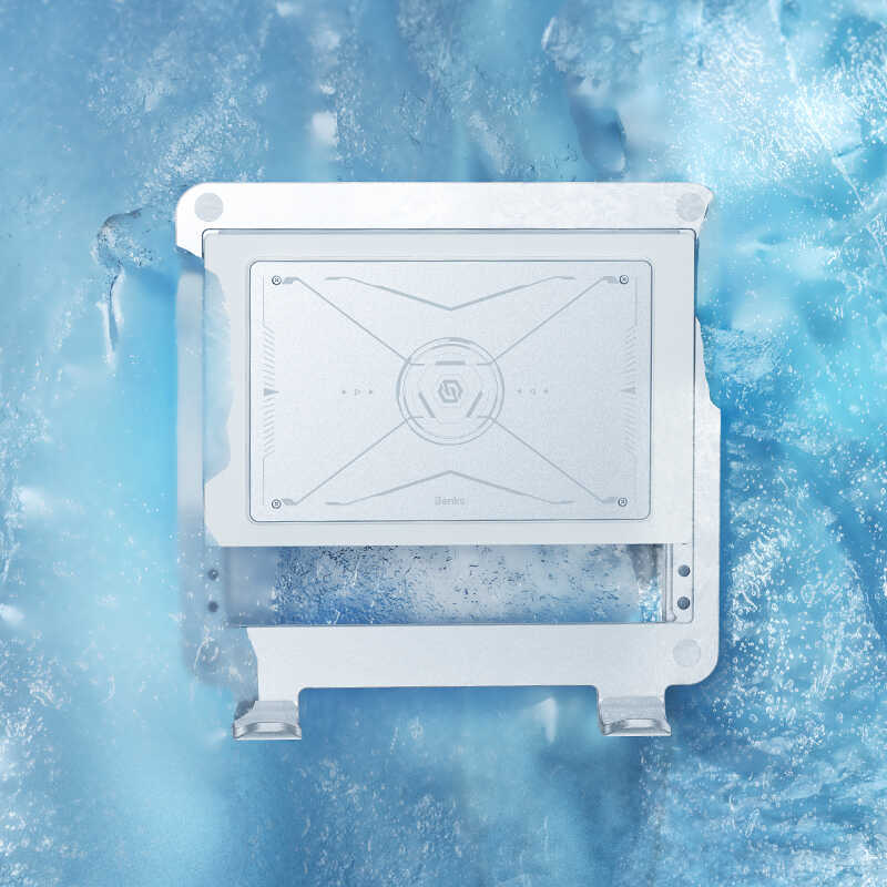 Benks SR06 Fanlı Soğutucu Laptop Standı Gümüş