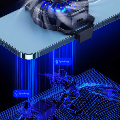 Benks SR07 Fırtına Telefon Soğutucu Fan Siyah