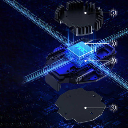 Benks SR07 Fırtına Telefon Soğutucu Fan Siyah