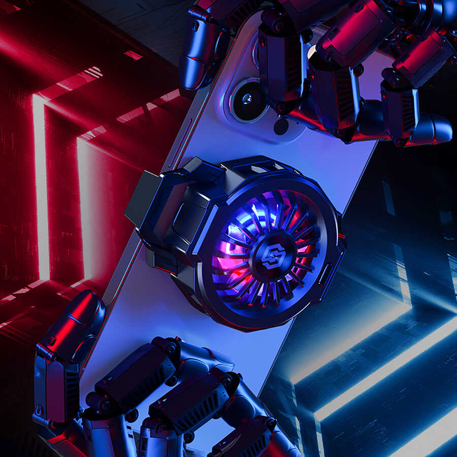 Benks SR07 Fırtına Telefon Soğutucu Fan Siyah