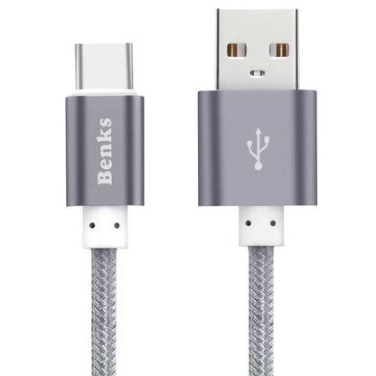Benks Type-C Kablo Gri