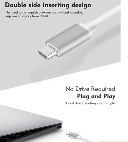 Benks U23 Type-C to 3 in 1 Usb Adaptör (Usb 3.0+2.Usb2.0) Rose Gold