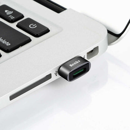 Benks U33 Usb 2.0 To Type-C Adaptör Gri