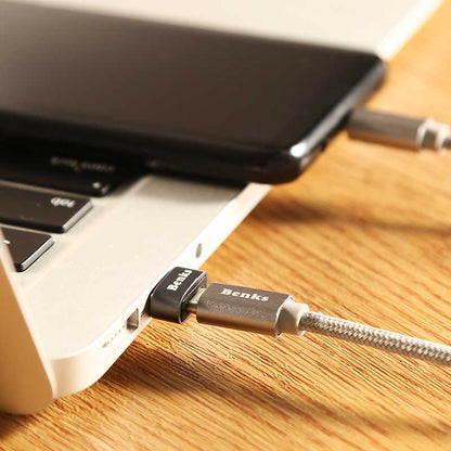 Benks U33 Usb 2.0 To Type-C Adaptör Gri