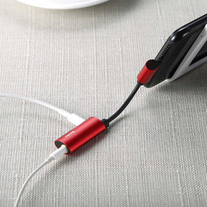 Benks U40 2 in 1 Lightning Audio Adaptör Kırmızı