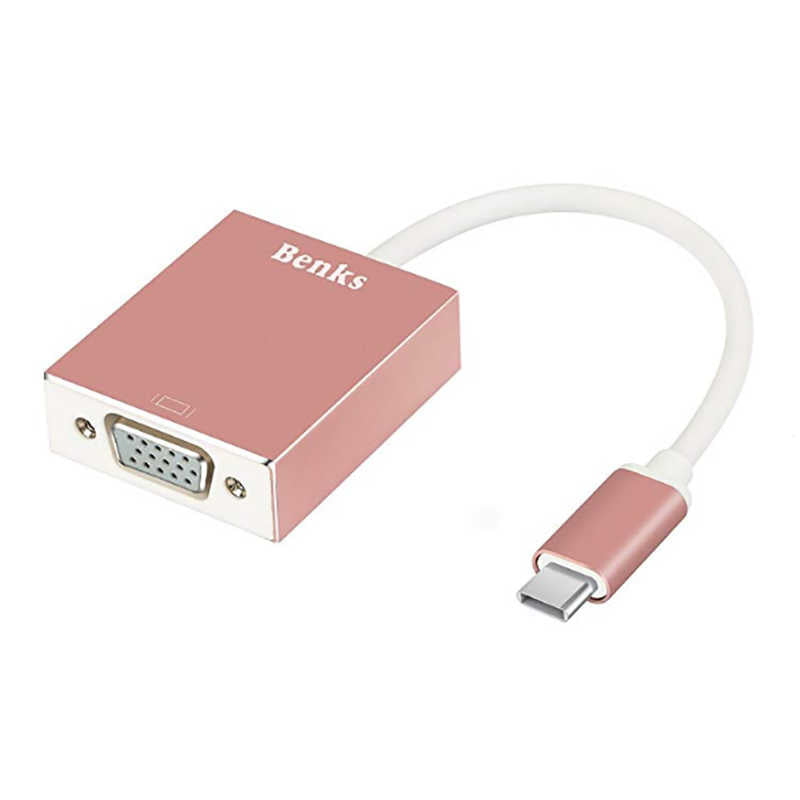 Benks Usb 3.1 Type-C to VGA Adaptör Gümüş