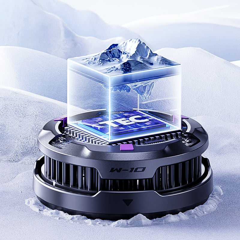 Benks W10 15W Wireless Şarj Özellikli Telefon Soğutucu Fan Siyah