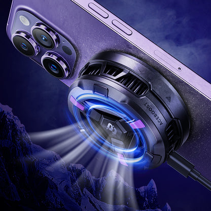 Benks W10 15W Wireless Şarj Özellikli Telefon Soğutucu Fan Siyah