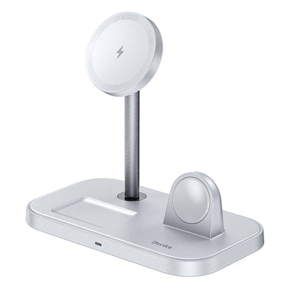 Benks W16 3in1 Telefon&Akıllı Saat&Kulaklık Kablosuz Şarj Standı Siyah