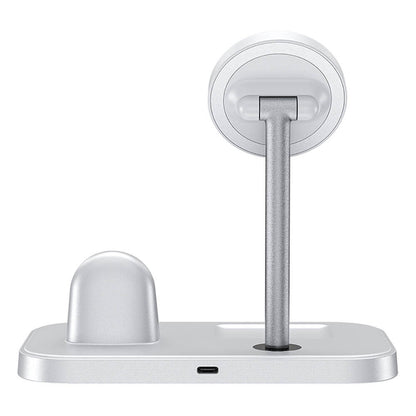 Benks W16 3in1 Telefon&Akıllı Saat&Kulaklık Kablosuz Şarj Standı Siyah