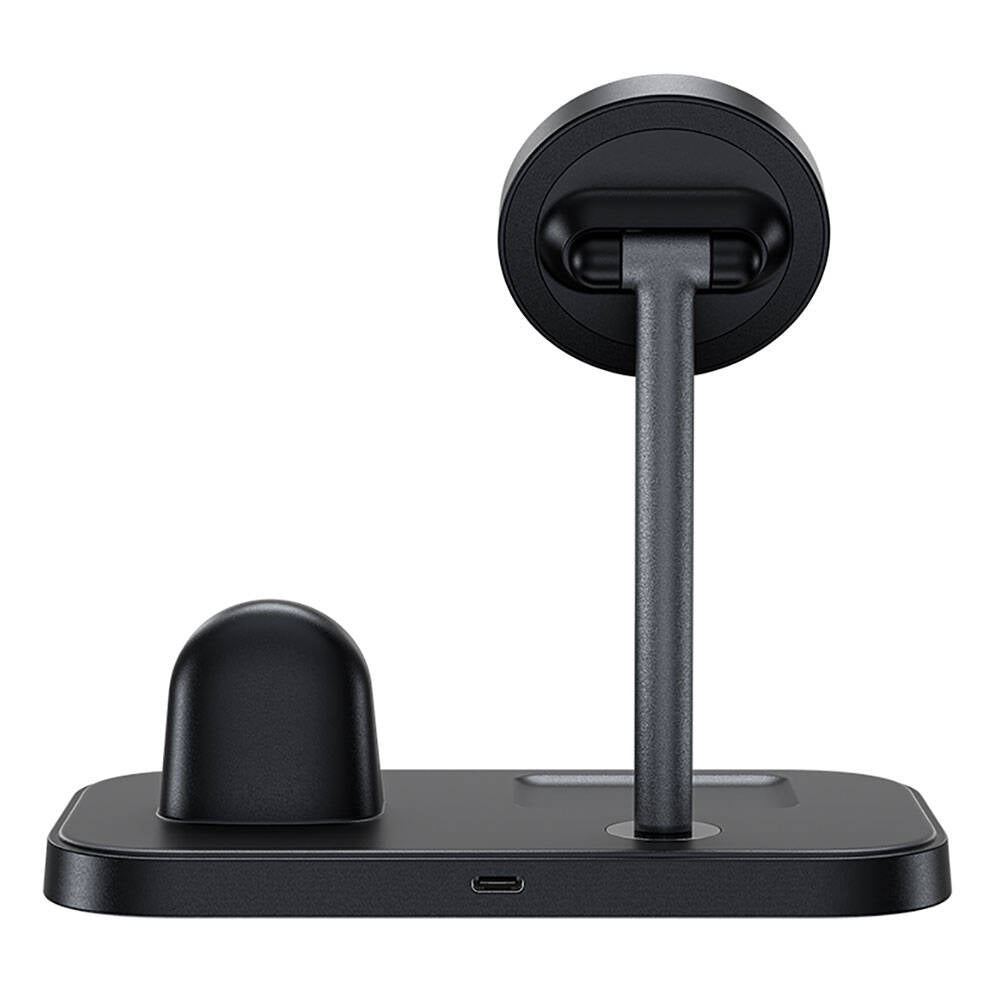 Benks W16 3in1 Telefon&Akıllı Saat&Kulaklık Kablosuz Şarj Standı Beyaz