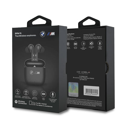 BMW Orjinal Lisanslı ANC/ENC Özellikli Baskı Logolu Bluetooth Kulaklık v5.4 Siyah