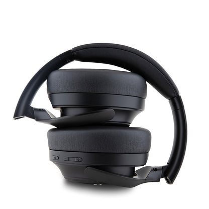 BMW Orjinal Lisanslı ANC/ENC Özellikli Metal Logolu Kulak Üstü Bluetooth Kulaklık v5.3 Siyah
