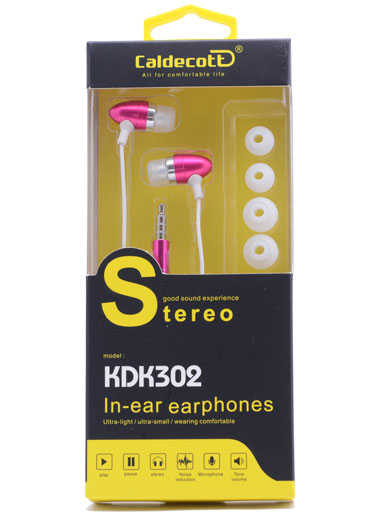 Caldecott KDK-302 Mp3 Stereo Kulaklık Pembe