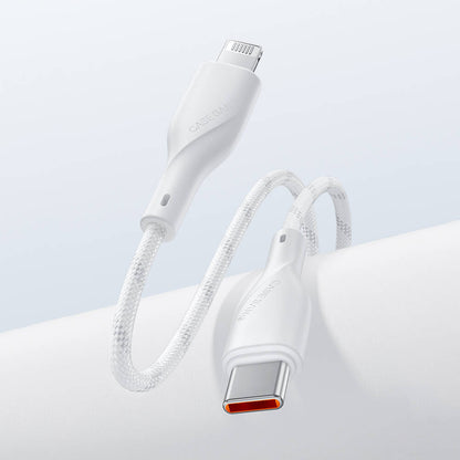 Casebang Type-C To Lightning Hızlı Şarj Özellikli Örgülü 27W PD Kablo 1m Siyah