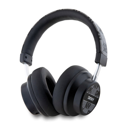 DKNY Orjinal Lisanslı ENC Özellikli PU Logo Desenli Kulak Üstü Bluetooth Kulaklık Siyah