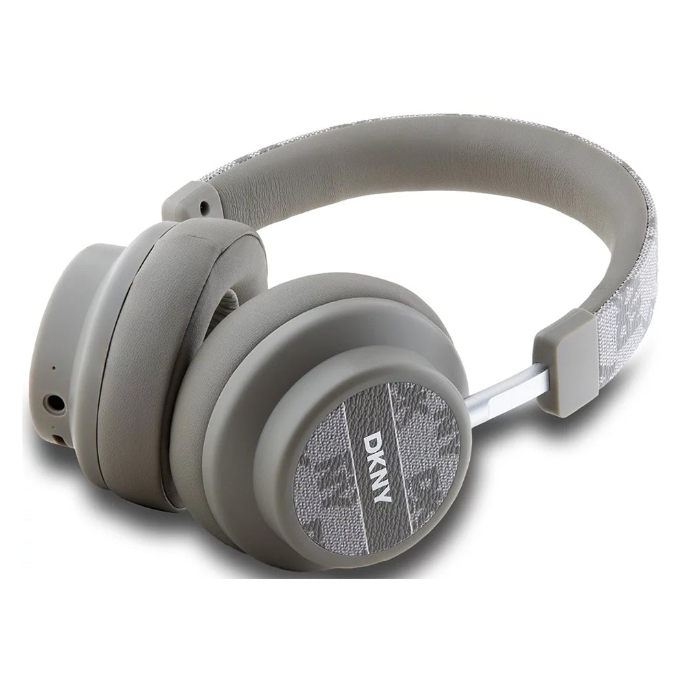 DKNY Orjinal Lisanslı ENC Özellikli PU Logo Desenli Kulak Üstü Bluetooth Kulaklık Siyah