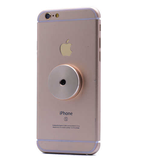 Zore Düz Zemine Yapışan Mıknatıslı Araç Telefon Tutucu Gold