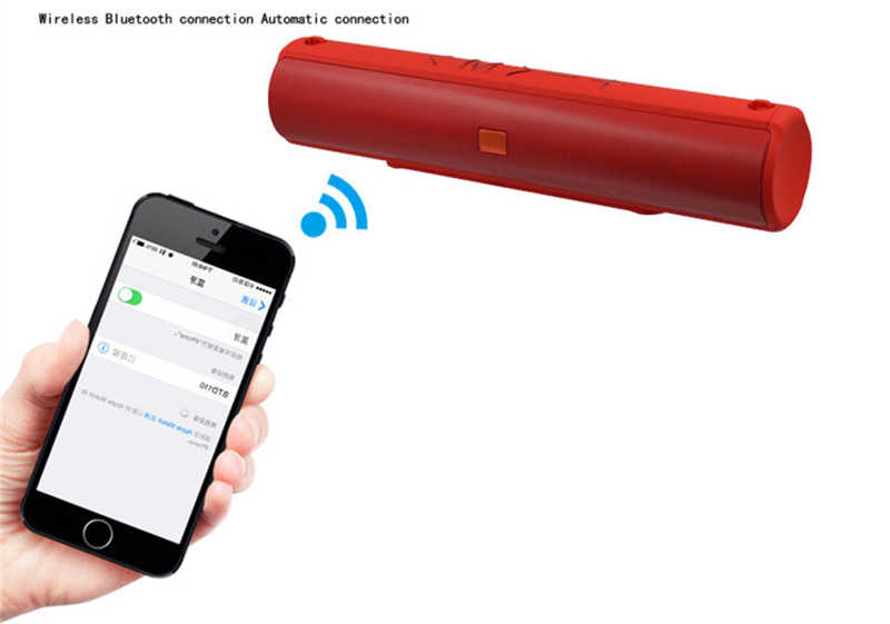 E18 Bluetooth Speaker Hoparlör Mavi