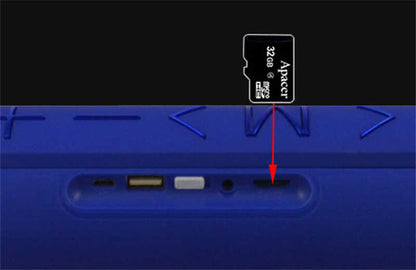 E18 Bluetooth Speaker Hoparlör Kırmızı