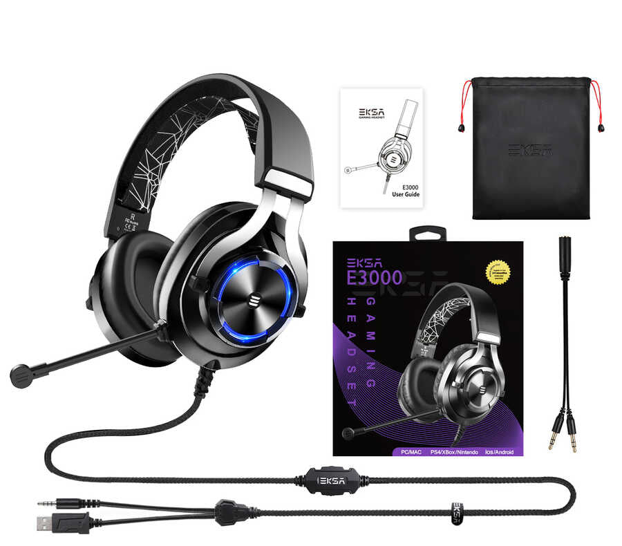 Eksa E3000 3.5mm Kulaklık Siyah