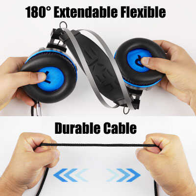 Eksa E800 3.5mm Kulaklık Siyah-Mavi