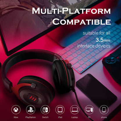 Eksa E900 3.5mm Kulaklık Siyah-Kırmızı