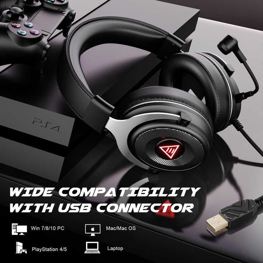 Eksa E900 Plus Usb Kulaklık Siyah