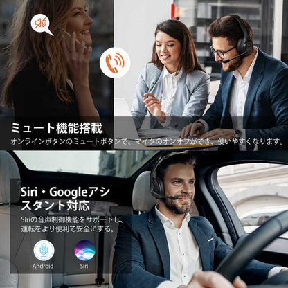 Eksa H1 Mikrofonlu Ayarlanabilir Başlıklı Kulak Üstü Gürültü Önleyici Mono Bluetooth Kulaklık Siyah