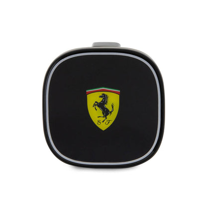 Ferrari Orjinal Lisanslı Havalandırma Tasarım Magnetik Oval Eşkenar Araç Telefon Tutucu Siyah