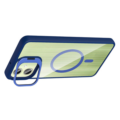 Galaxy A07 Kılıf Standlı ve Kamera Lens Hediyeli Zore Etro Kapak Gri