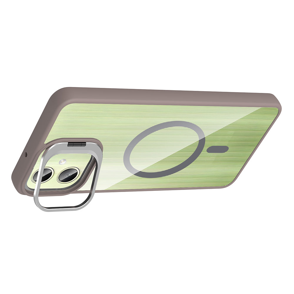 Galaxy A07 Kılıf Standlı ve Kamera Lens Hediyeli Zore Etro Kapak Lacivert