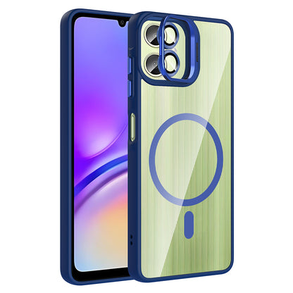 Galaxy A07 Kılıf Standlı ve Kamera Lens Hediyeli Zore Etro Kapak