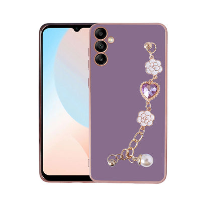 Galaxy A14 Kılıf El Tutamaçlı Kamera Korumalı Zore Taka Silikon Kapak