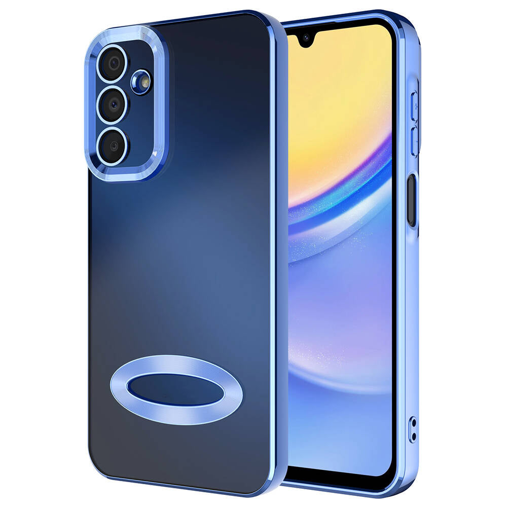 Galaxy A25 Kılıf Kamera Korumalı Logo Gösteren Zore Omega Kapak