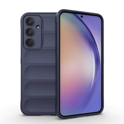 Galaxy A35 Kılıf Esnek TPU Oyuklu Arka Yüzey Tasarımlı Zore Etnik Silikon Kapak