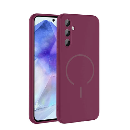 Galaxy A35 Kılıf M-safe Şarj Özellikli Zore Meta Kapak