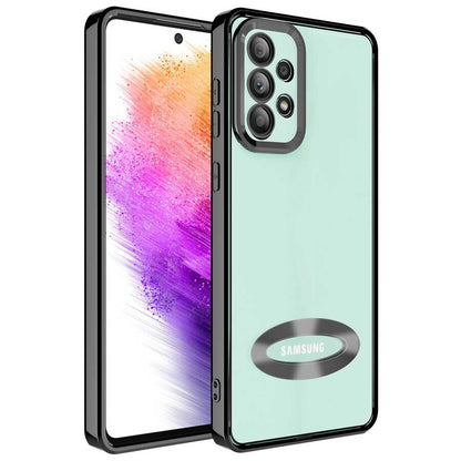 Galaxy A53 5G Kılıf Kamera Korumalı Logo Gösteren Zore Omega Kapak