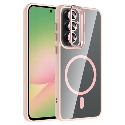 Galaxy A57 Kılıf Standlı ve Kamera Lens Hediyeli Zore Etro Kapak