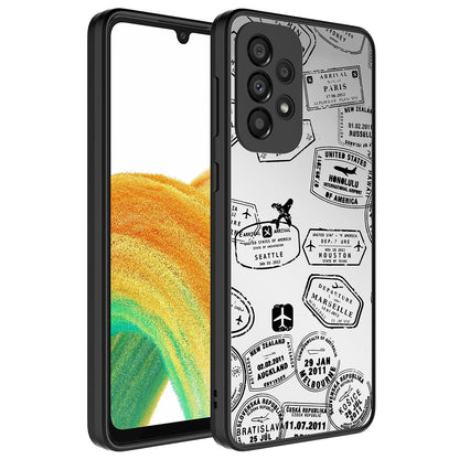 Galaxy A73 Kılıf Aynalı Desenli Kamera Korumalı Parlak Zore Mirror Kapak
