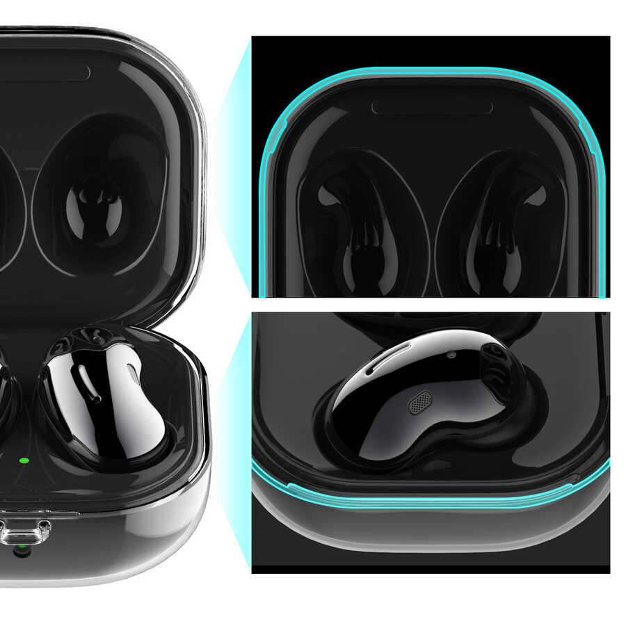 Galaxy Buds Live Kılıf Araree Player Kapak Renksiz