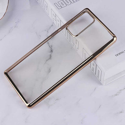 Galaxy Note 20 Benks Magic Glitz Ultra-Thin Transparent Protective Soft Kapak Rose Gold