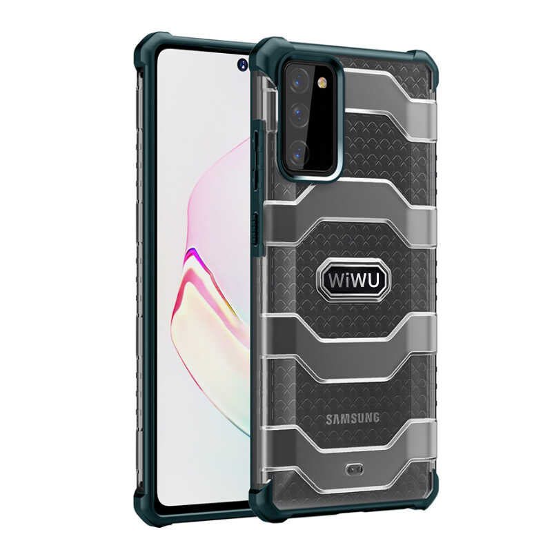 Galaxy Note 20 Kılıf Wiwu Voyager Kapak Kırmızı